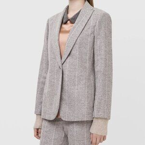 Fabiana Filippi Striped Cashmere Blazer